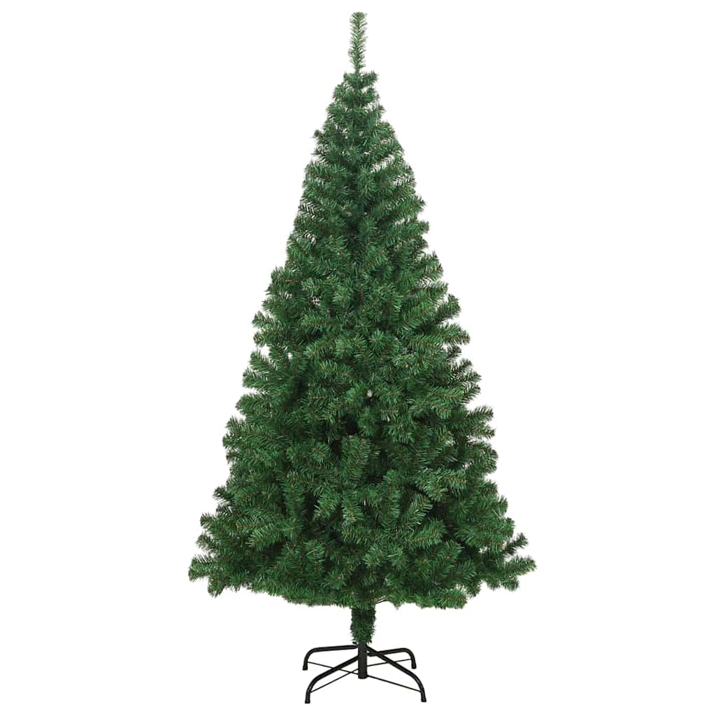 Vidaxl kunstkerstboom met dikke takken 180 cm pvc groen