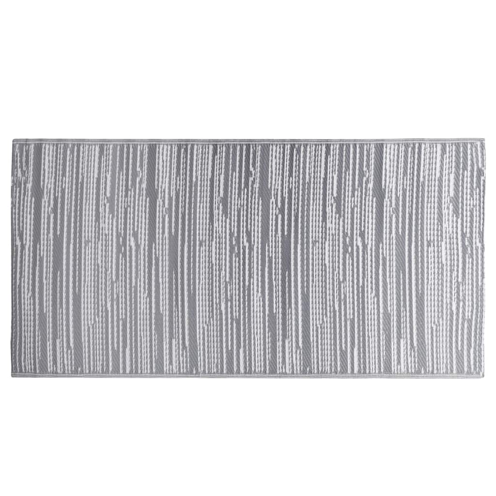 Vidaxl buitenkleed arakil 80x150 cm pp grijs