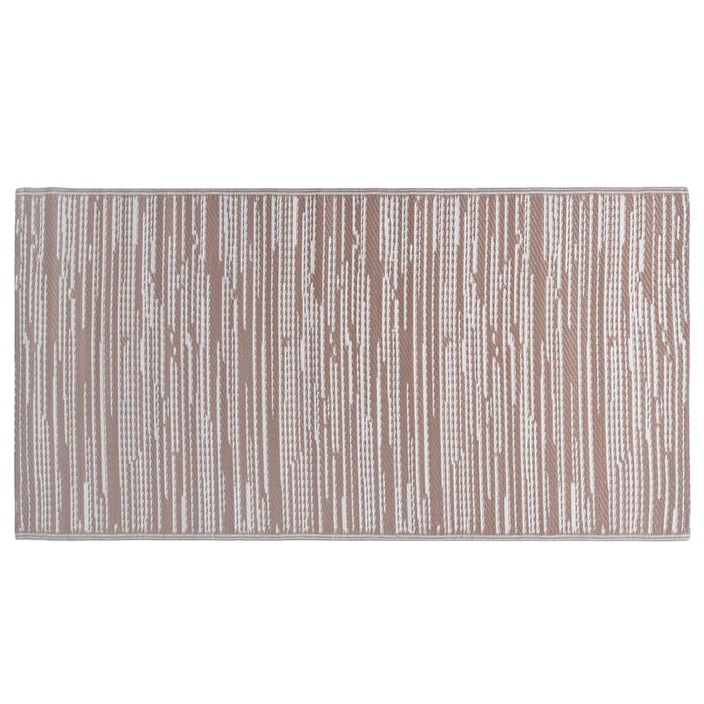 Vidaxl buitenkleed arakil 120x180 cm pp bruin