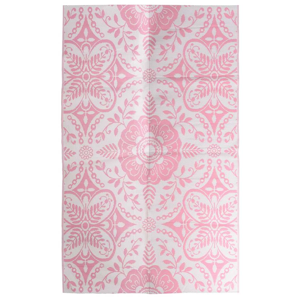 Vidaxl buitenkleed arakil 160x230 cm pp roze