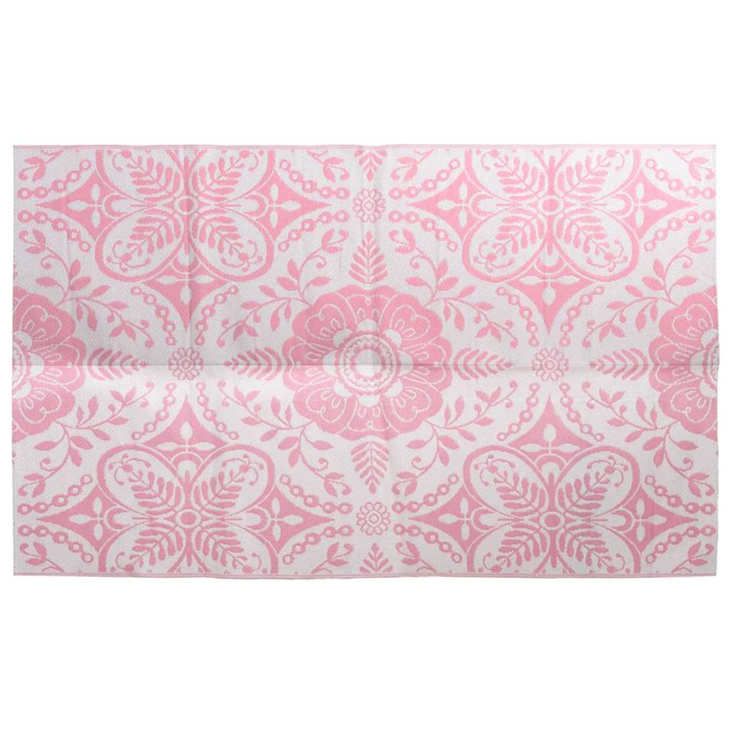 Vidaxl buitenkleed arakil 160x230 cm pp roze
