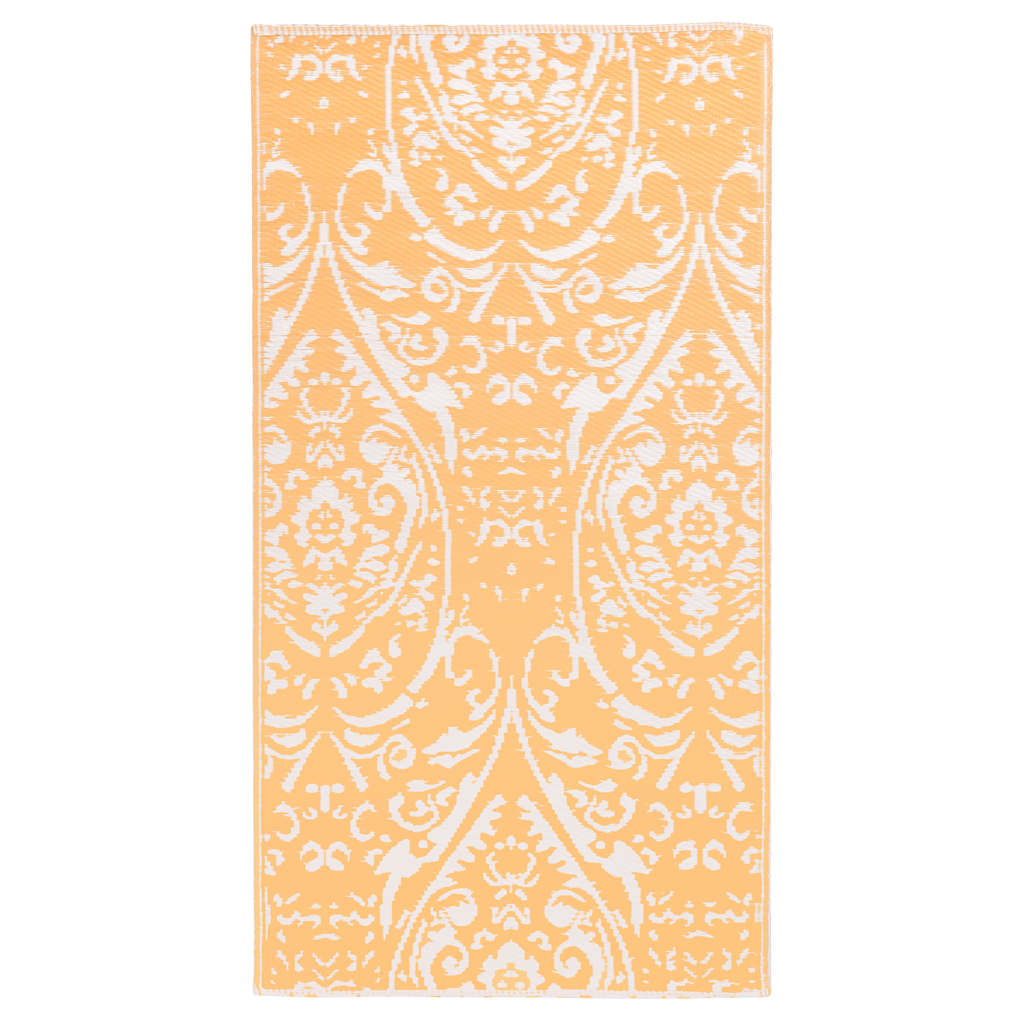 Vidaxl buitenkleed arakil 80x150 cm pp oranje en wit