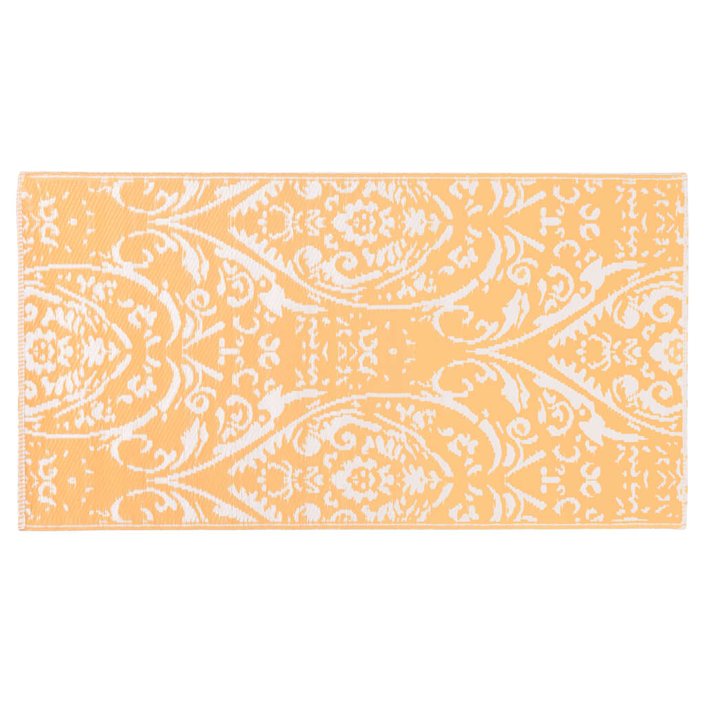 Vidaxl buitenkleed arakil 80x150 cm pp oranje en wit