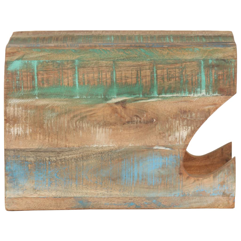 Vidaxl wandfietsenrek 35x25x25 cm massief gerecycled hout