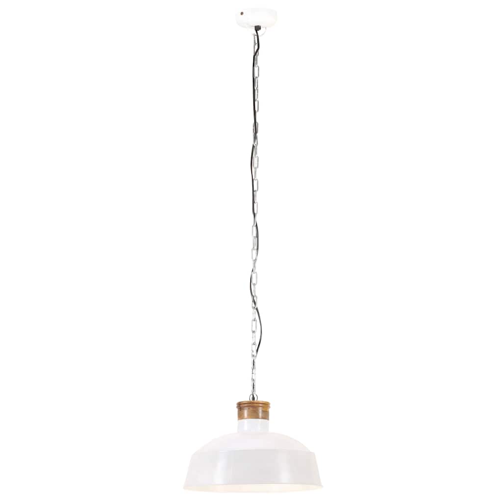 Vidaxl hanglamp industrieel e27 58 cm wit