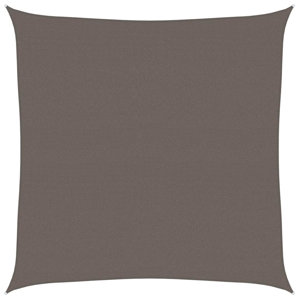 Vidaxl zonnezeil 160 g m² 5x5 m hdpe antracietkleurig