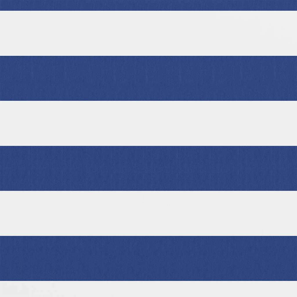 Vidaxl balkonscherm 90x500 cm oxford stof wit en blauw
