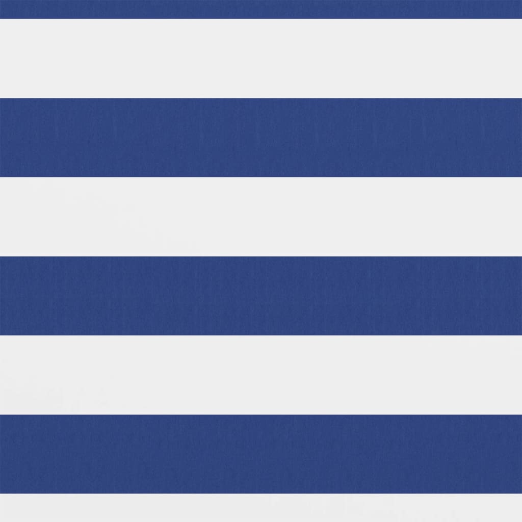 Vidaxl balkonscherm 120x500 cm oxford stof wit en blauw