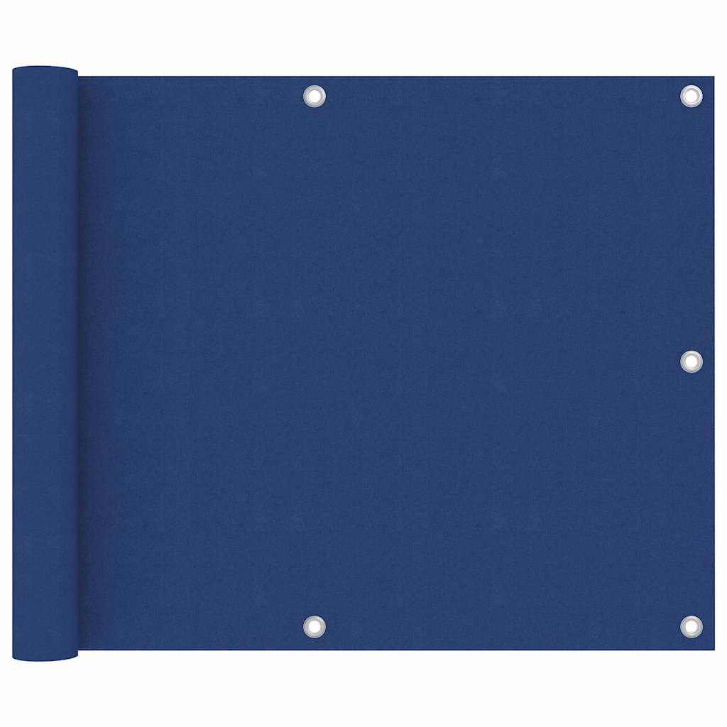 Vidaxl balkonscherm 75x500 cm oxford stof blauw