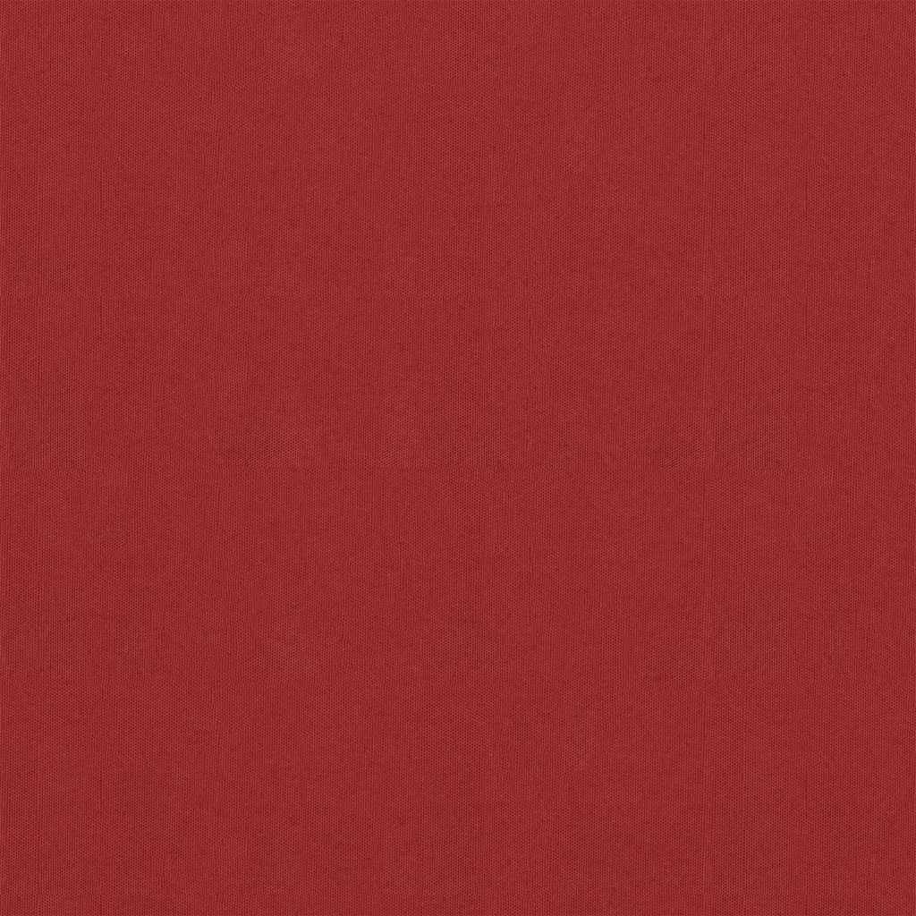 Vidaxl balkonscherm 75x500 cm oxford stof rood