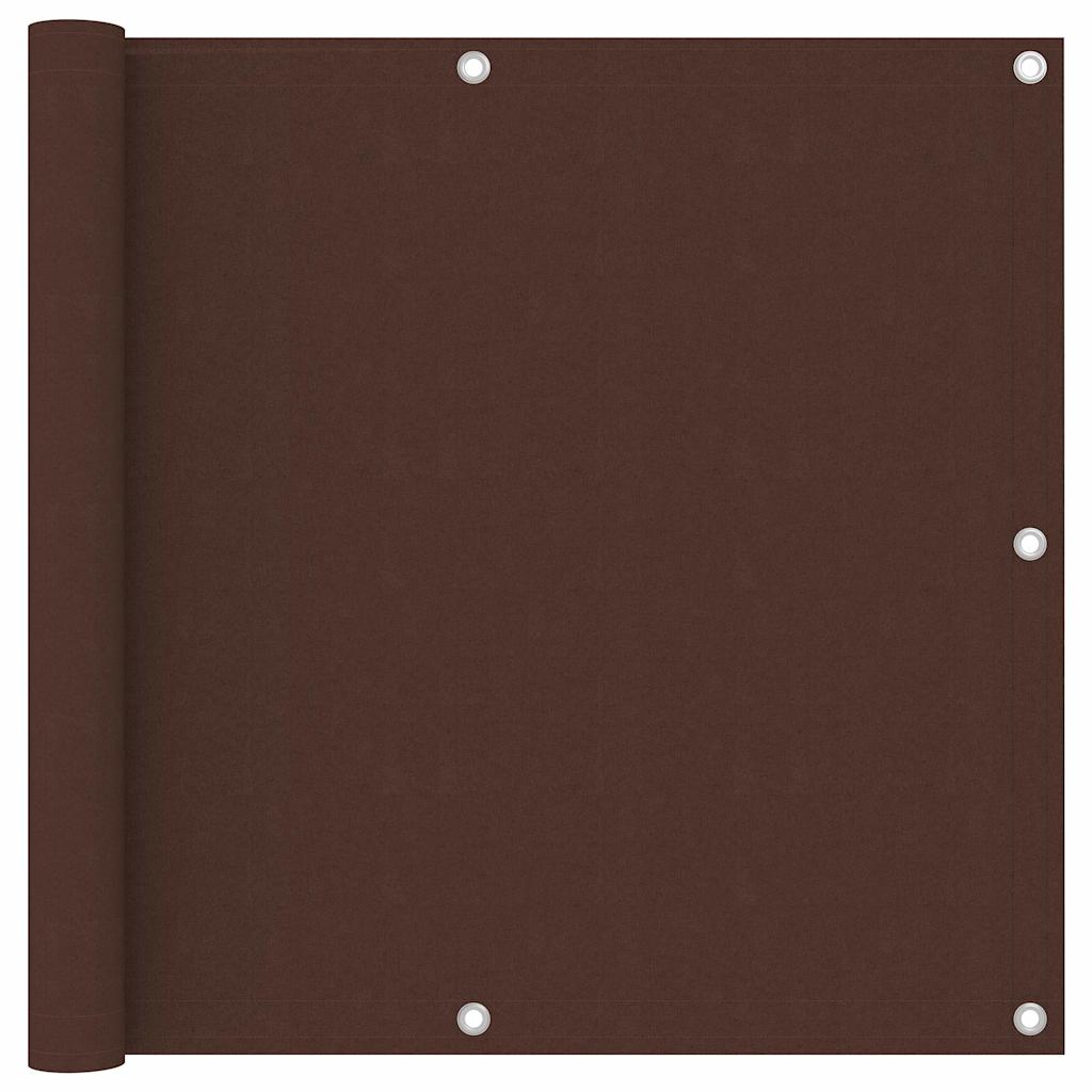 Vidaxl balkonscherm 90x300 cm oxford stof bruin