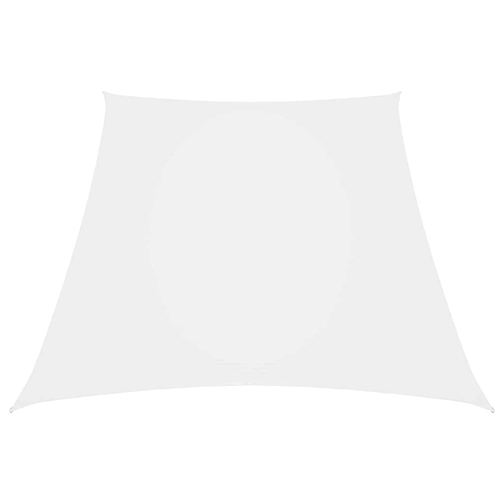 Vidaxl zonnescherm trapezium 3 4x3 m oxford stof wit