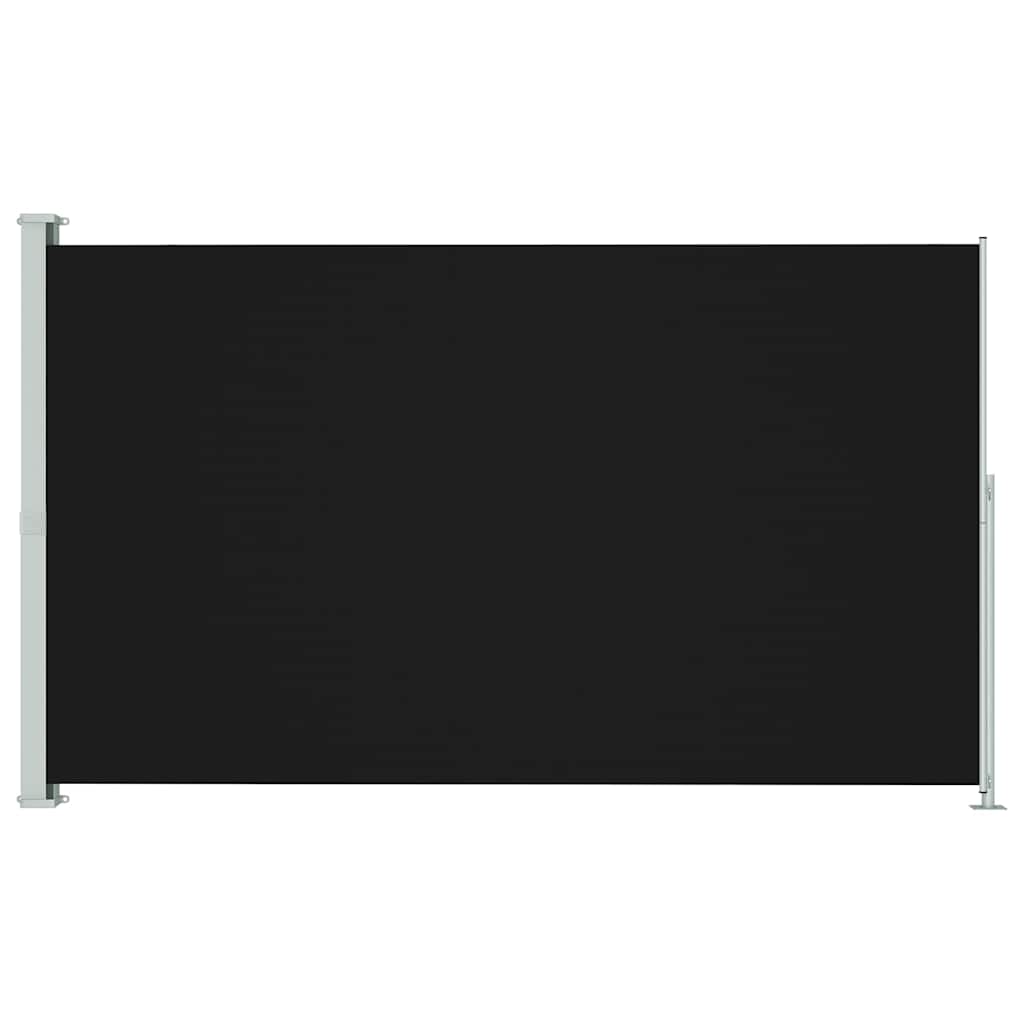 Vidaxl tuinscherm uittrekbaar 220x300 cm zwart