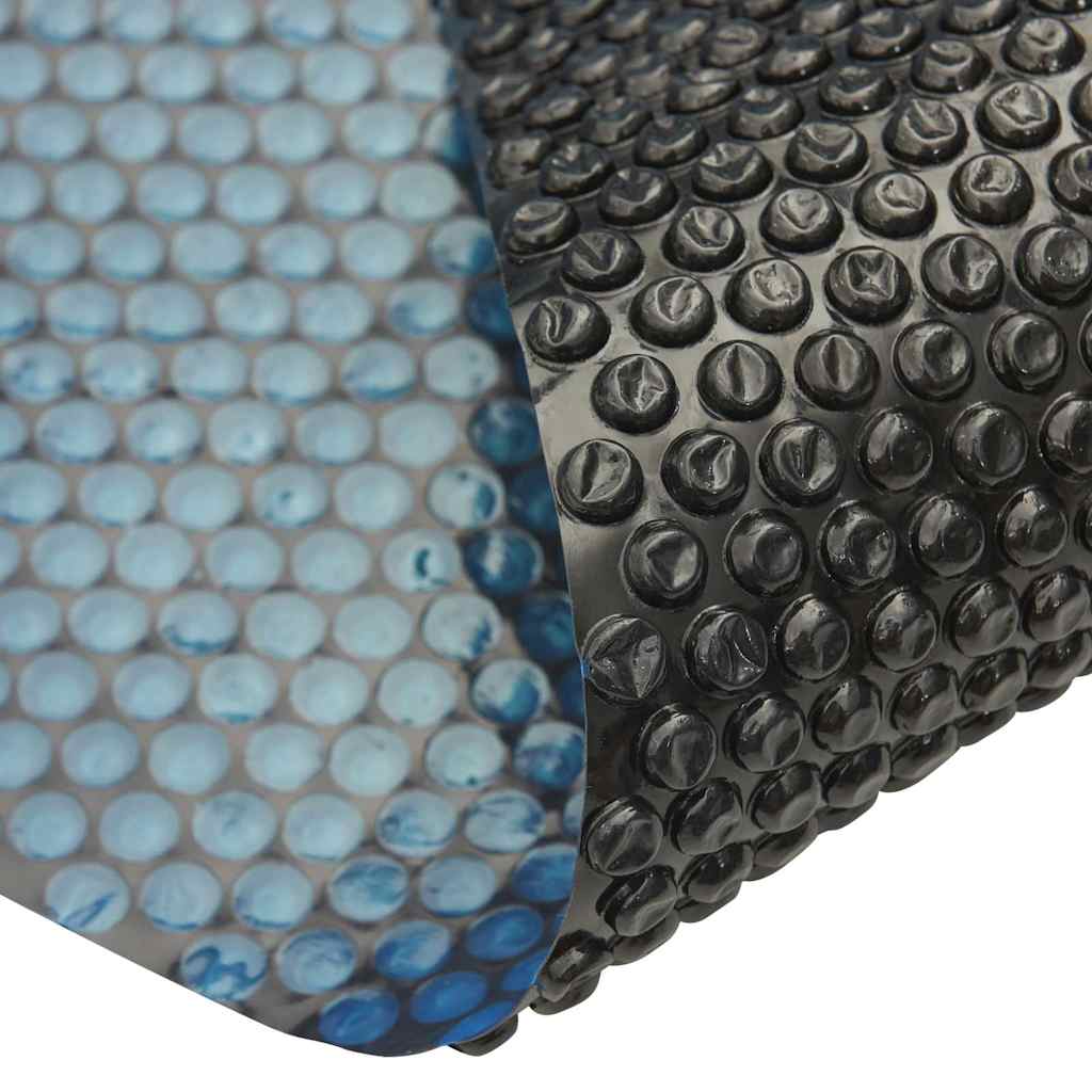 Vidaxl zwembadfolie solar drijvend 455 cm pe zwart en blauw