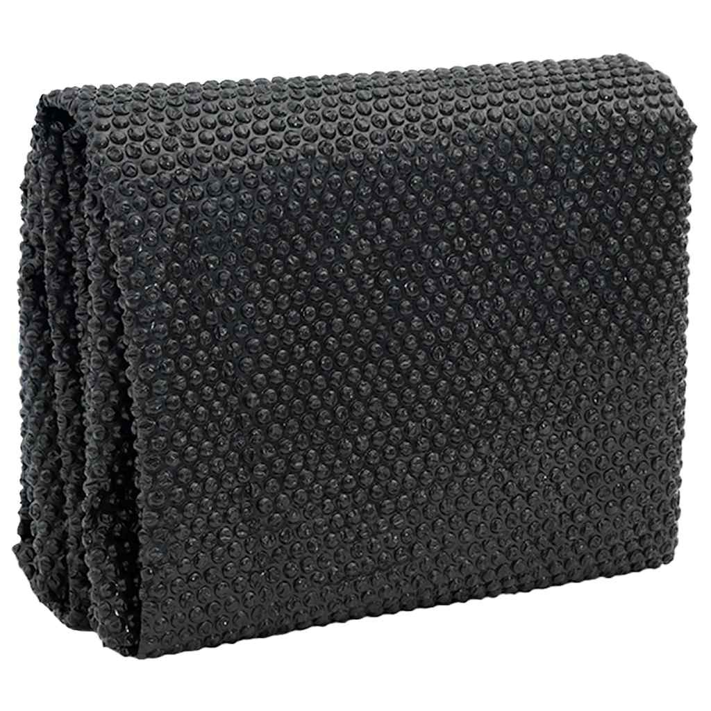 Vidaxl zwembadfolie solar drijvend 450x220 cm pe zwart en blauw
