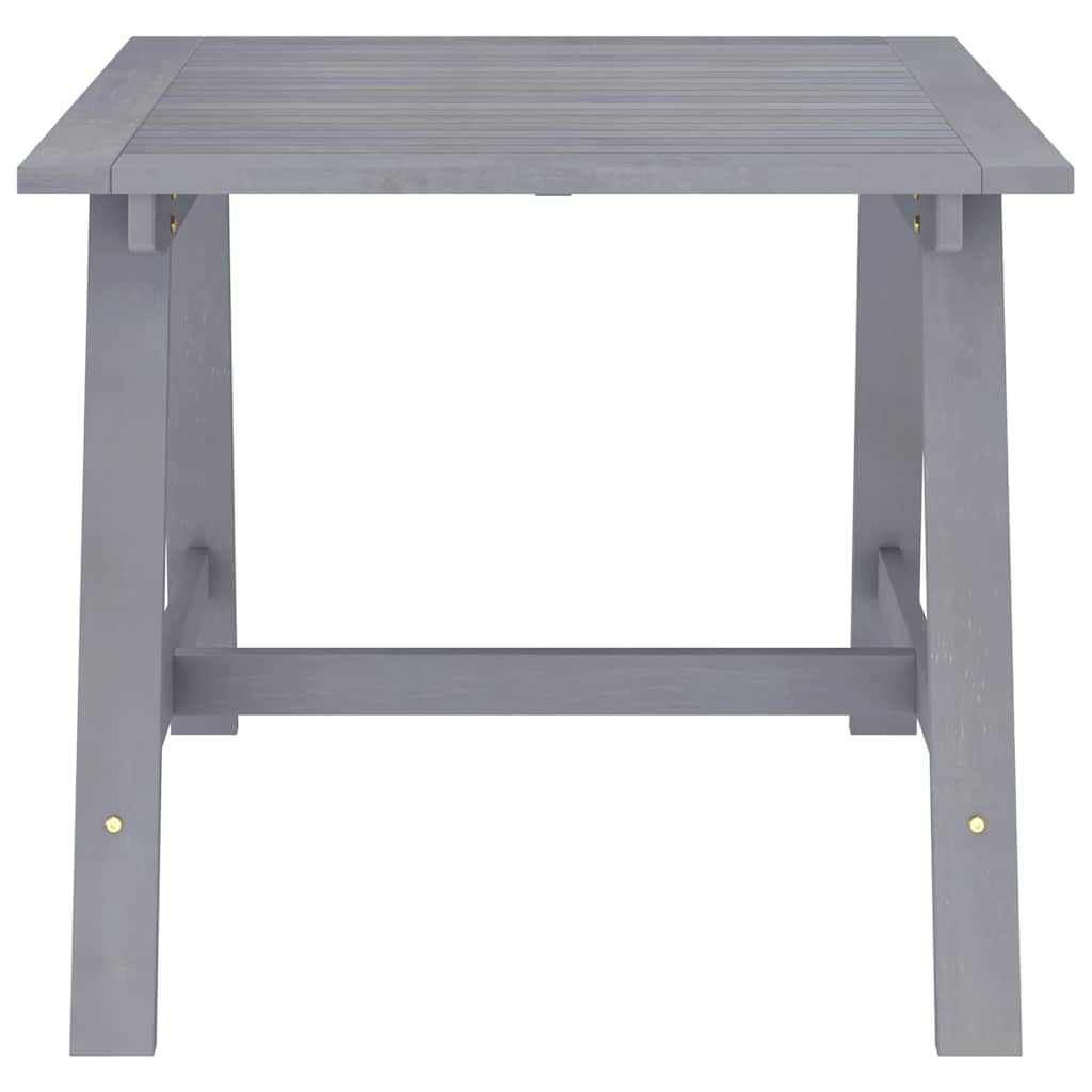 Vidaxl tuintafel 88x88x74 cm massief acaciahout grijs