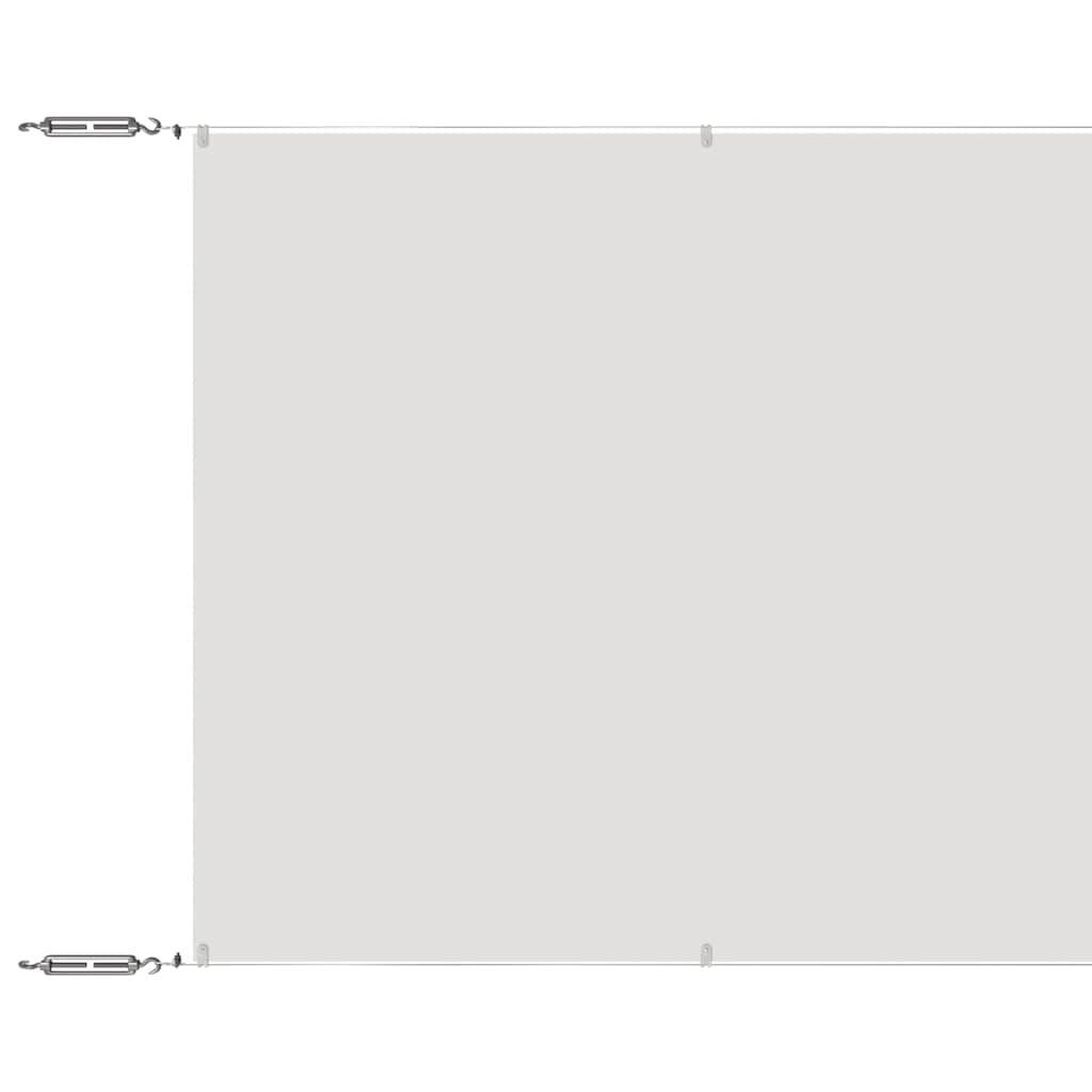 Vidaxl luifel verticaal 100x800 cm oxford stof wit