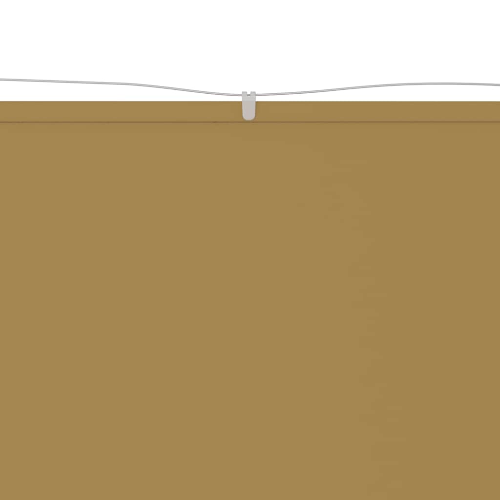 Vidaxl luifel verticaal 60x1000 cm oxford stof beige