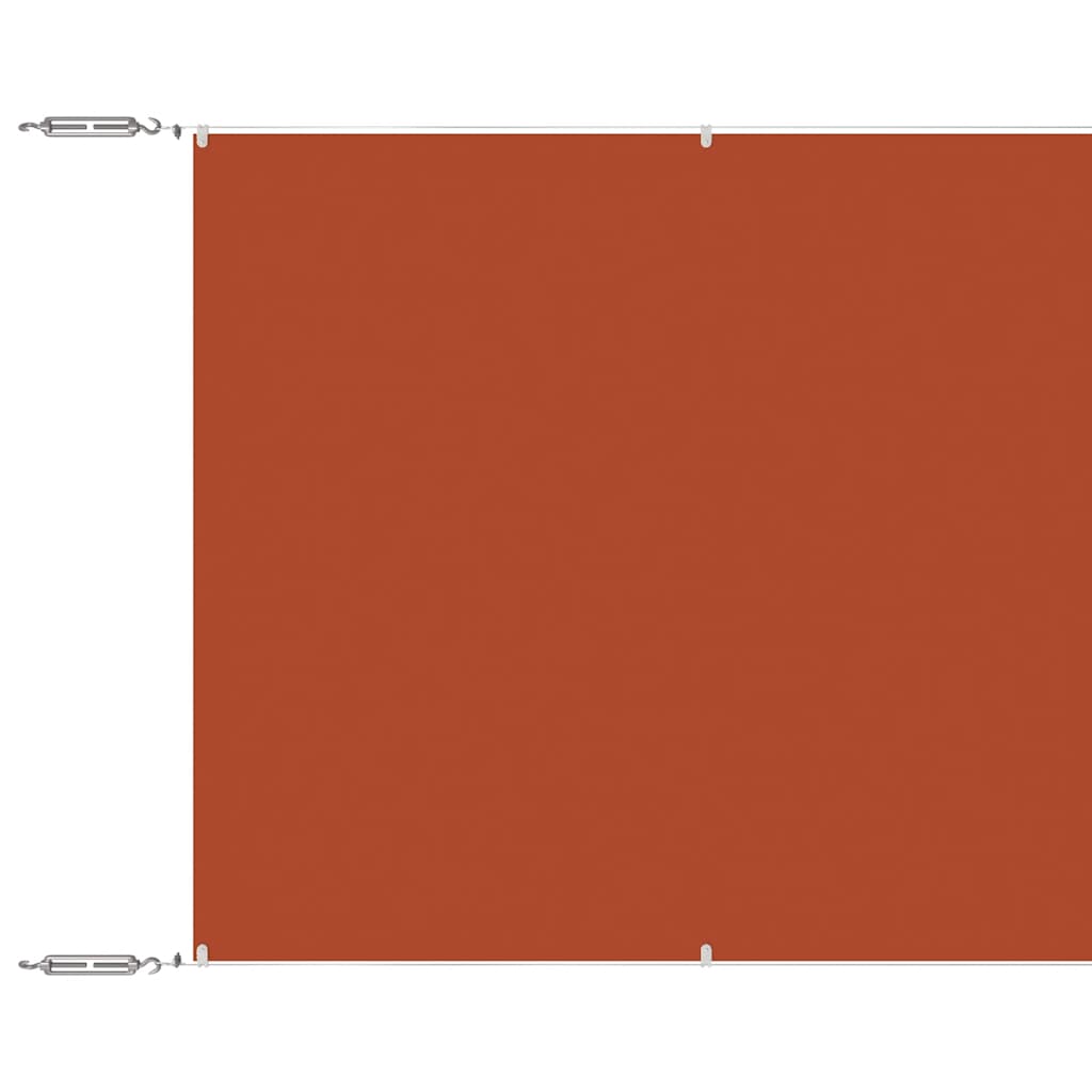 Vidaxl luifel verticaal 180x600 cm oxford stof terracottakleurig