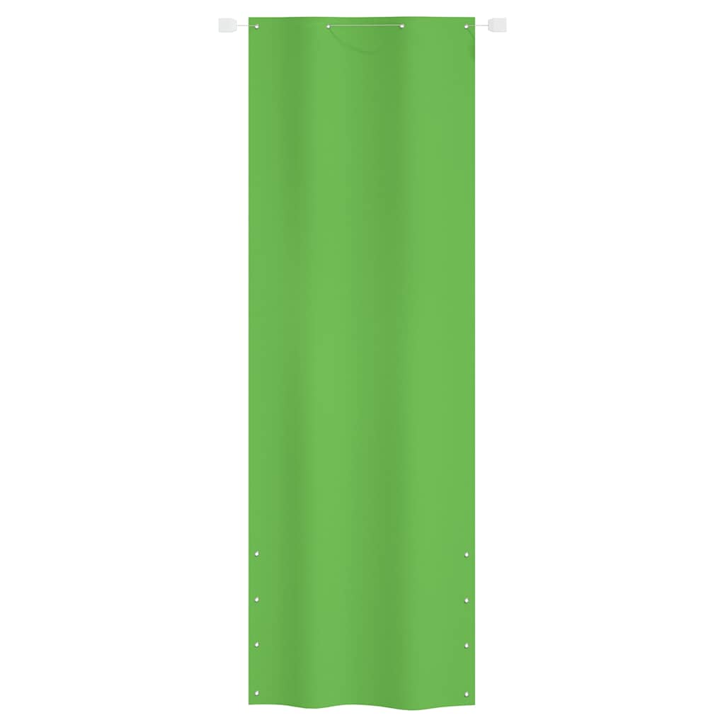 Vidaxl balkonscherm 80x240 cm oxford stof lichtgroen