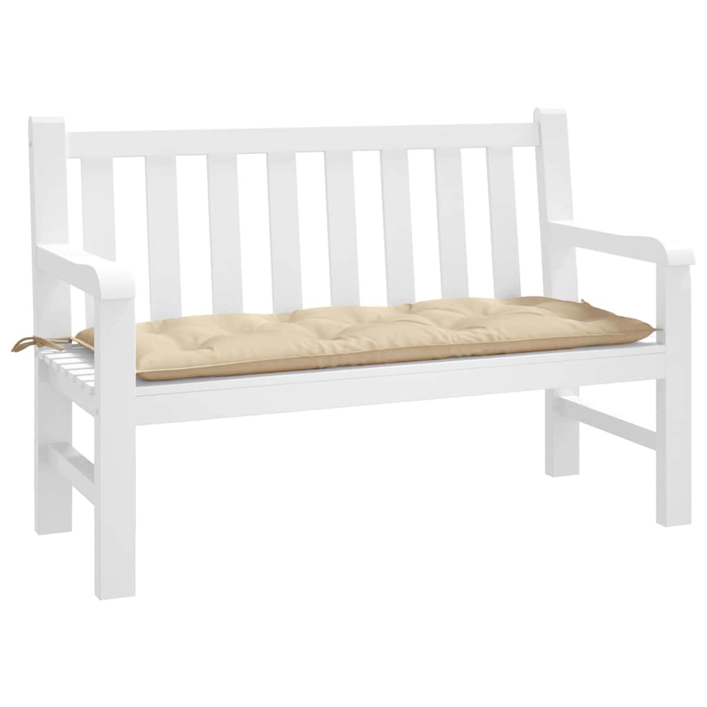 Vidaxl tuinbankkussen 120x50x7 cm oxford stof beige