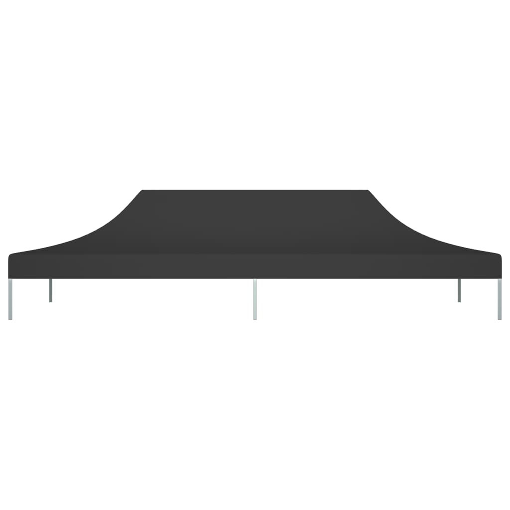 Vidaxl partytentdak 270 g m² 6x3 m zwart
