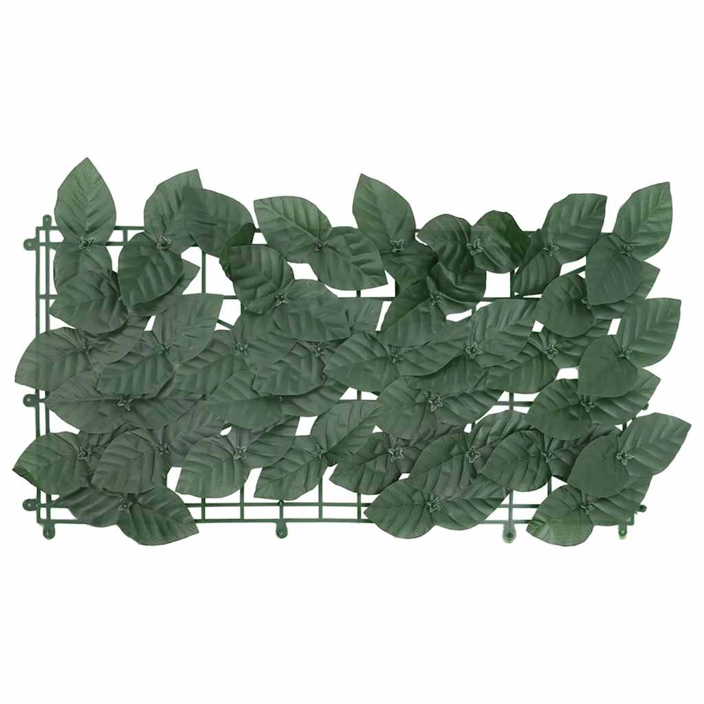 Vidaxl balkonscherm met donkergroene bladeren 400x150 cm