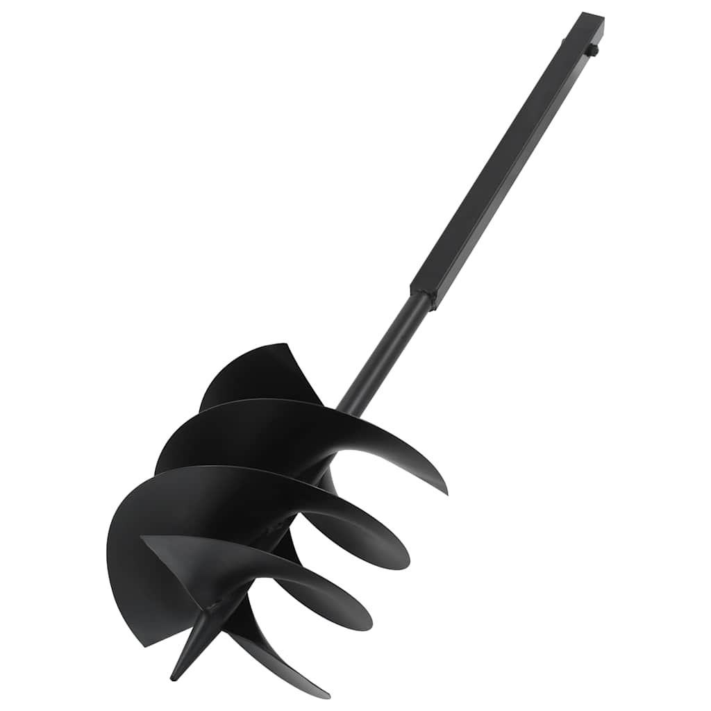 Vidaxl grondboor met handvat 250 mm met verlengbuis 4 m staal