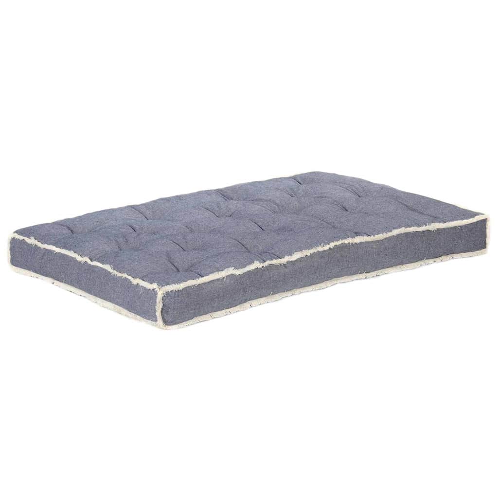 Vidaxl bankkussen pallet 120x80x10 cm blauw