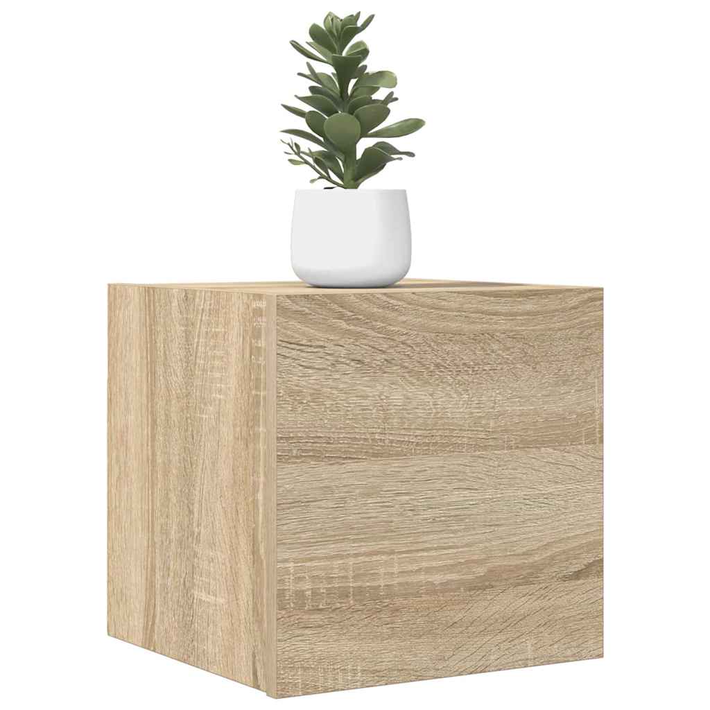 Vidaxl tv-wandmeubelen 4 st 30,5x30x30 cm sonoma eikenkleurig