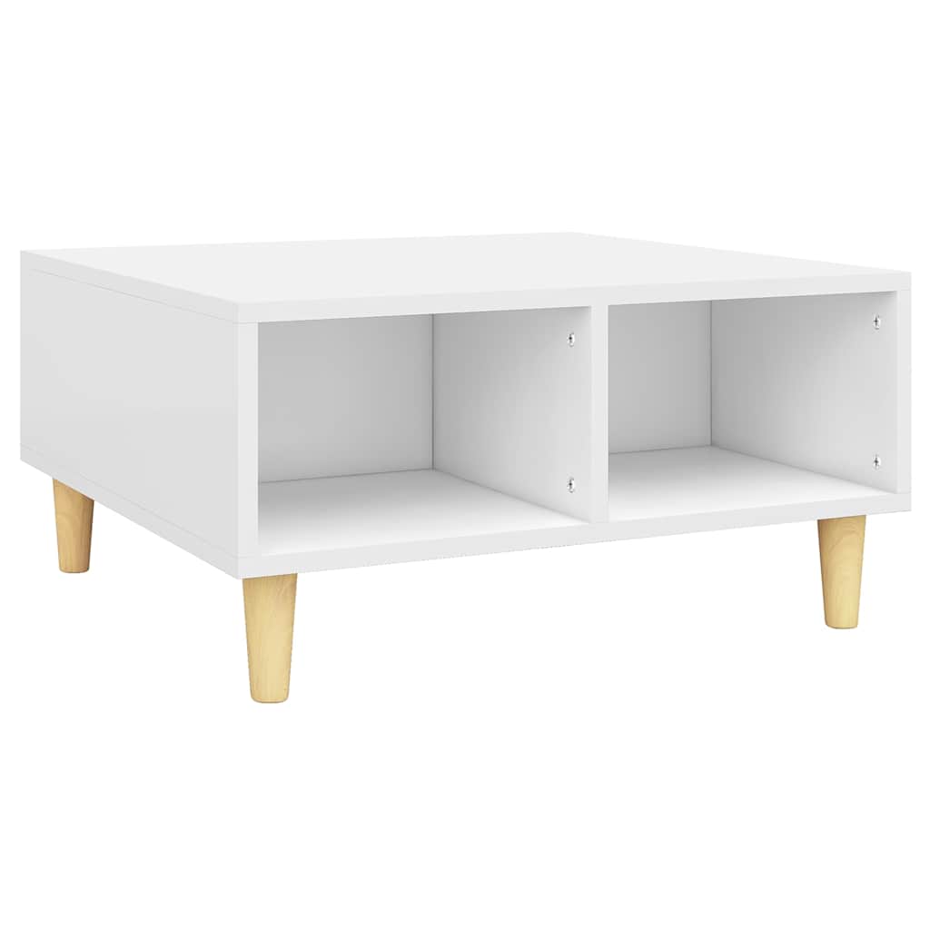 Vidaxl salontafel 60x60x30 cm bewerkt hout wit