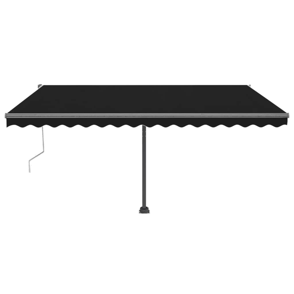 VidaXL Luifel vrijstaand automatisch 400x300 cm antracietkleurig