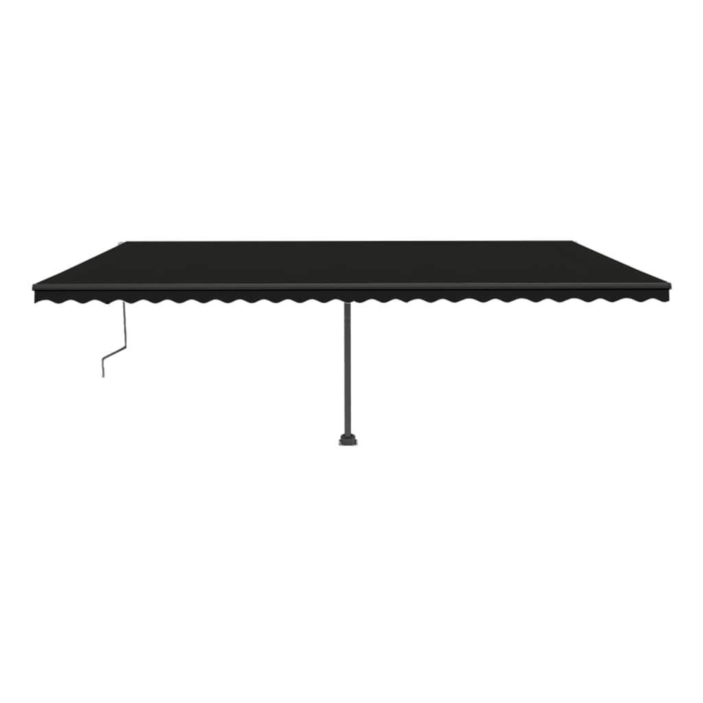 VidaXL Luifel vrijstaand automatisch 600x300 cm antracietkleurig