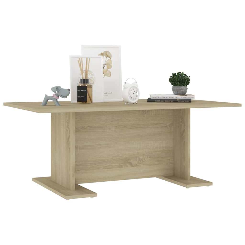 Vidaxl salontafel 103,5x60x40 cm bewerkt hout sonoma eikenkleurig