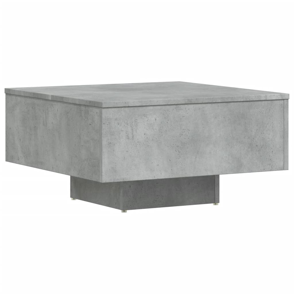 Vidaxl salontafel 60x60x31,5 cm bewerkt hout betongrijs