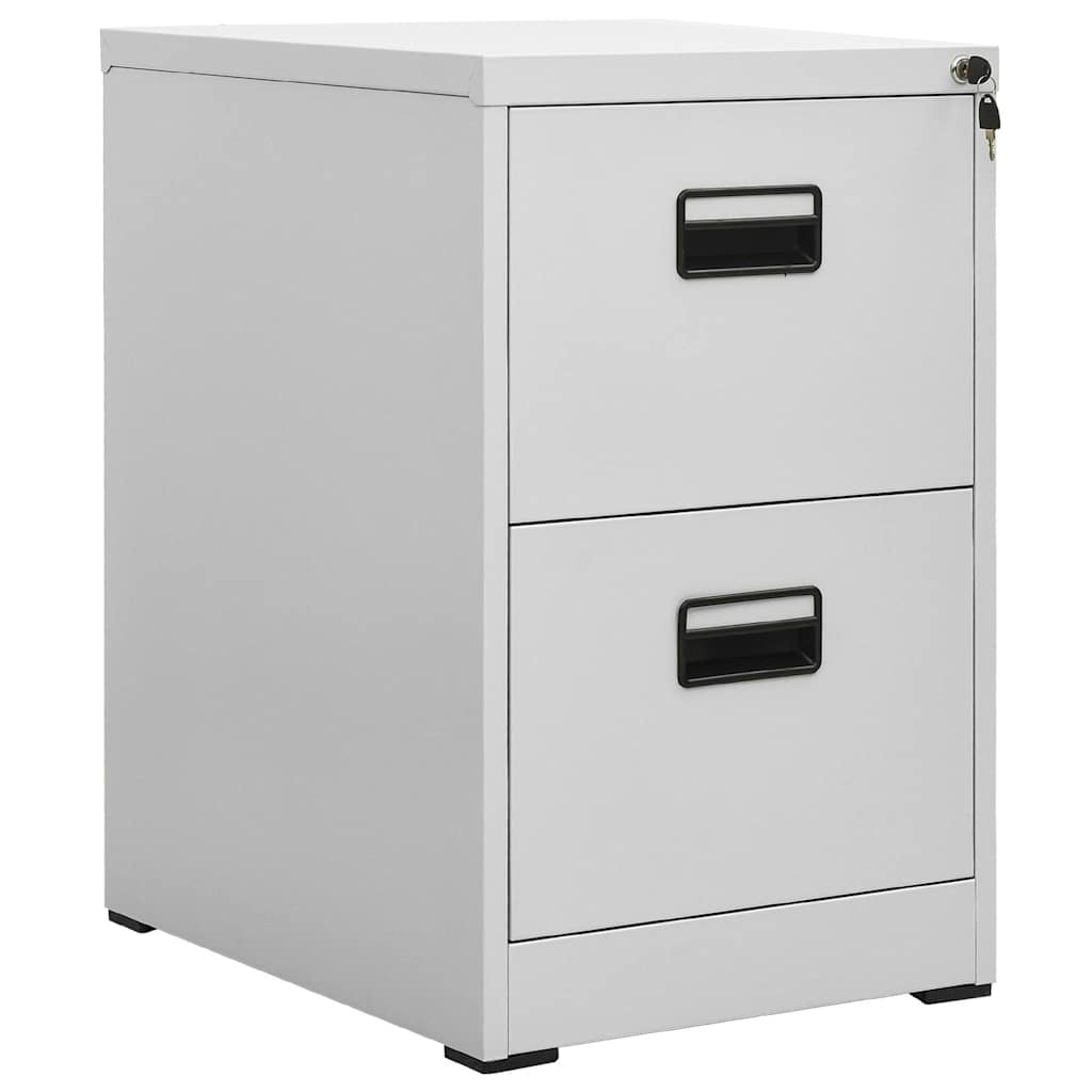 Vidaxl archiefkast 46x62x72,5 cm staal lichtgrijs