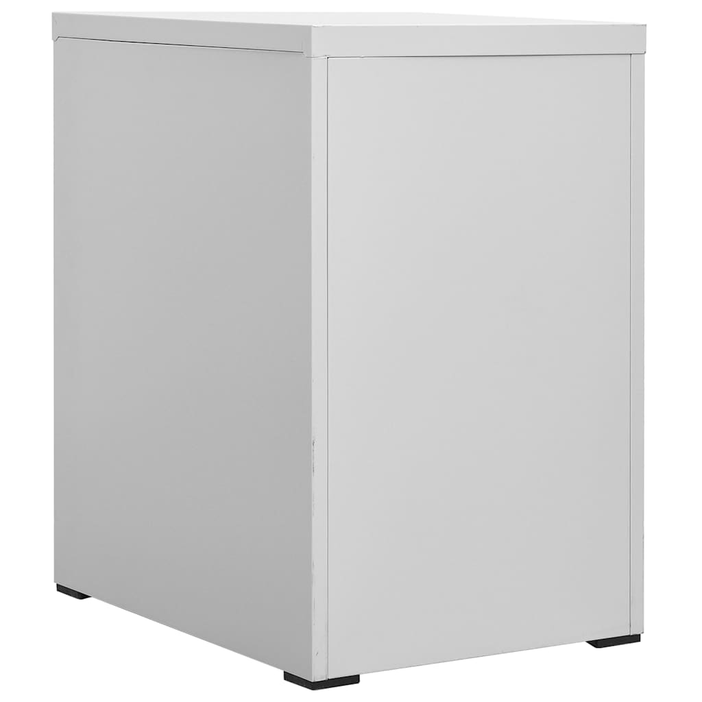 Vidaxl archiefkast 46x62x72,5 cm staal lichtgrijs