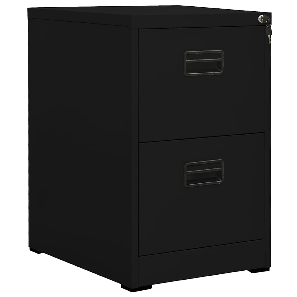 Vidaxl archiefkast 46x62x72,5 cm staal zwart