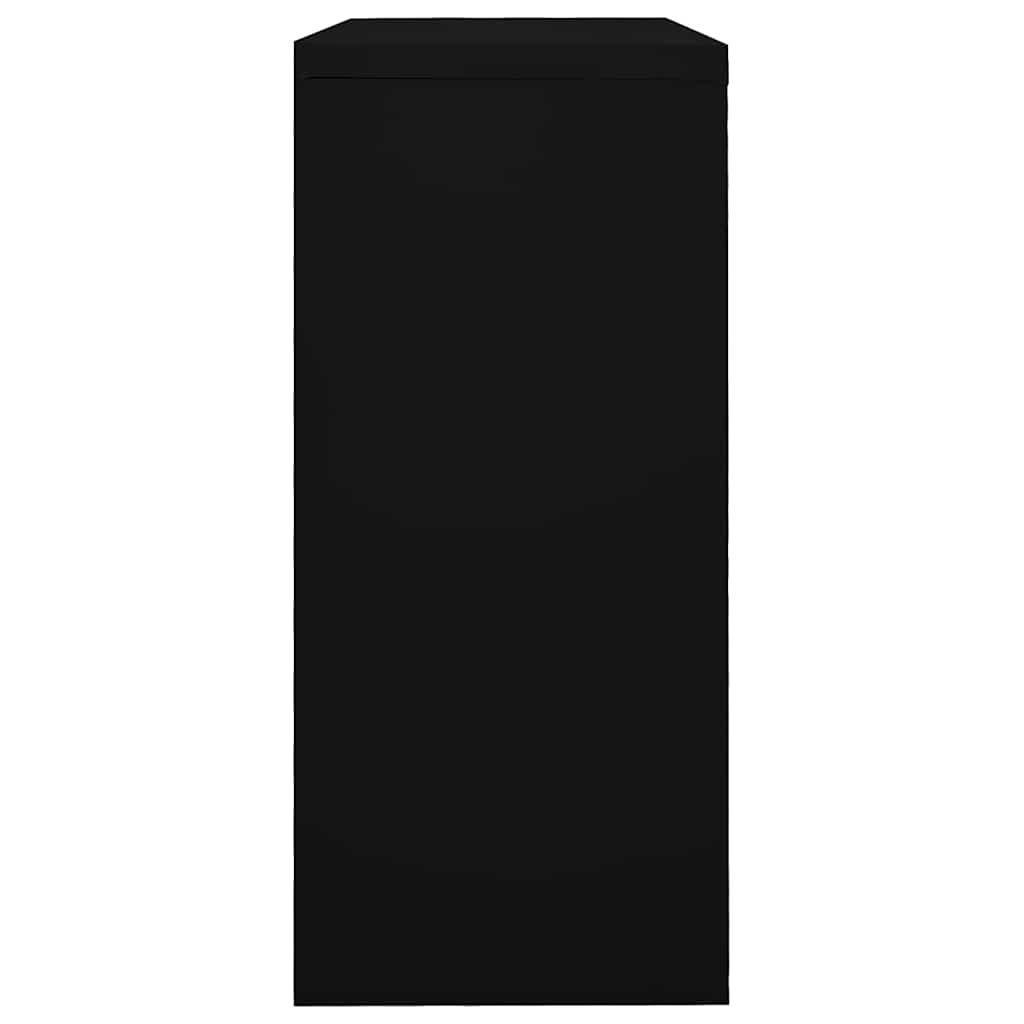 Vidaxl roldeurkast 90x40x90 cm staal zwart