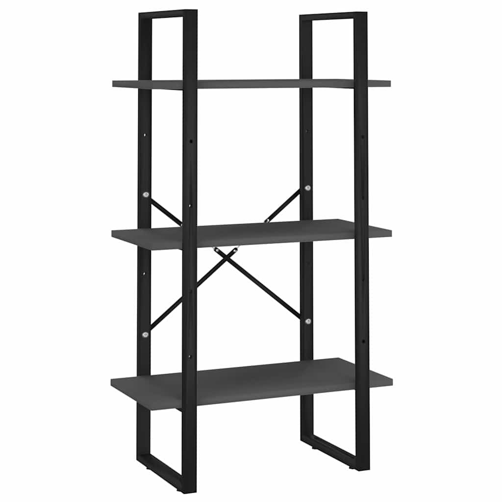 Vidaxl opbergrek 60x30x105 cm bewerkt hout grijs