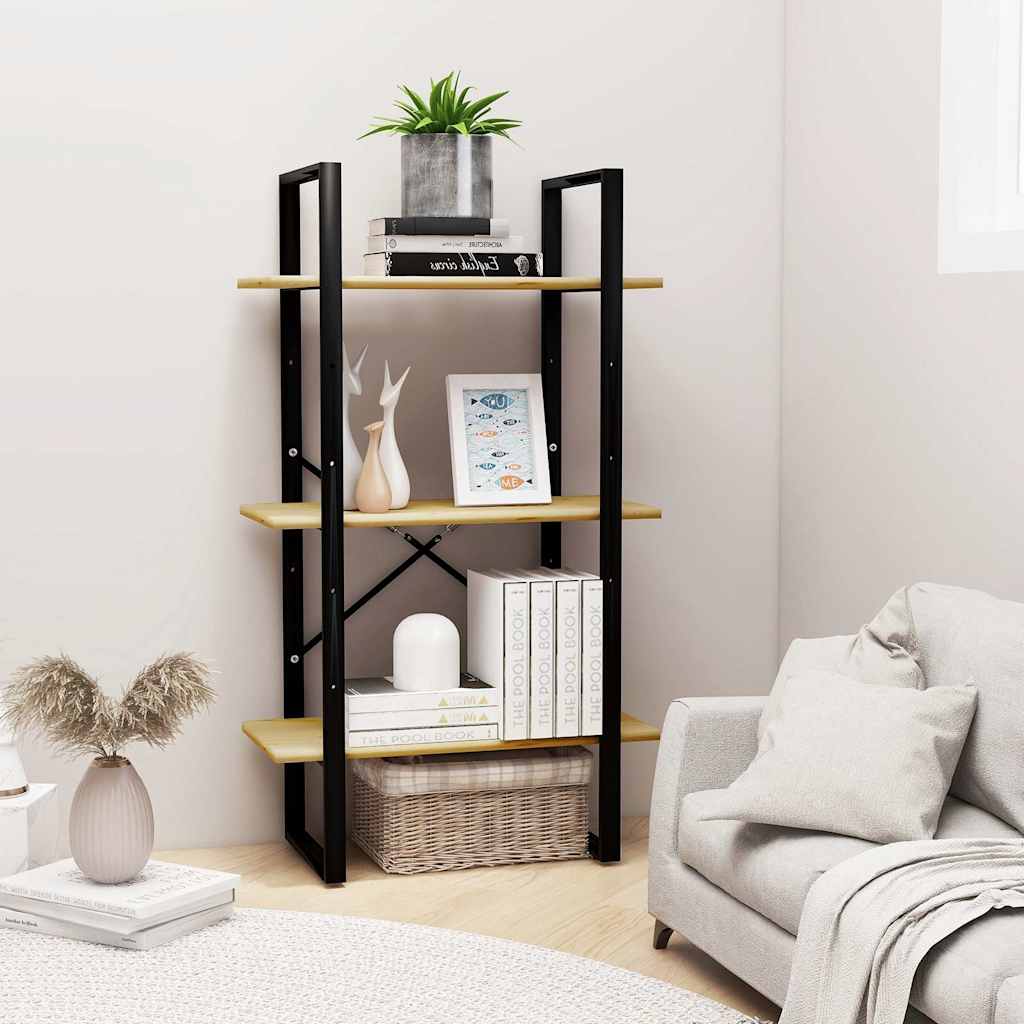 Vidaxl opbergrek 60x30x105 cm massief grenenhout