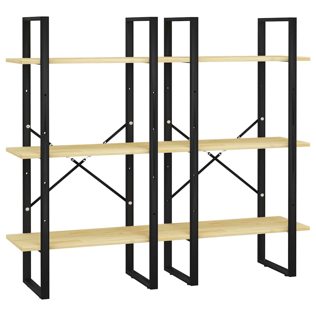 Vidaxl opbergrek 60x30x210 cm massief grenenhout
