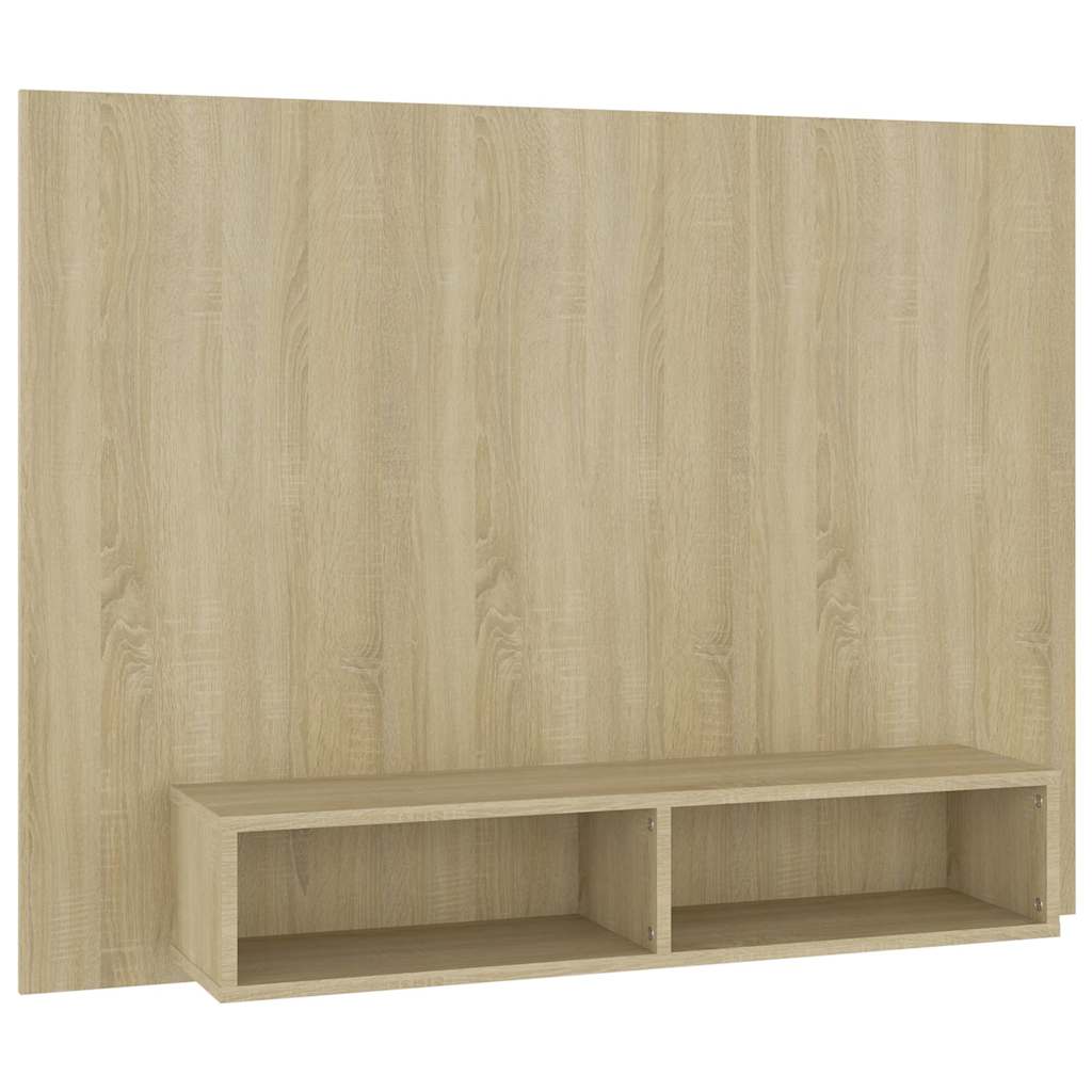 Vidaxl tv-wandmeubel 120x23,5x90 cm bewerkt hout sonoma eikenkleurig
