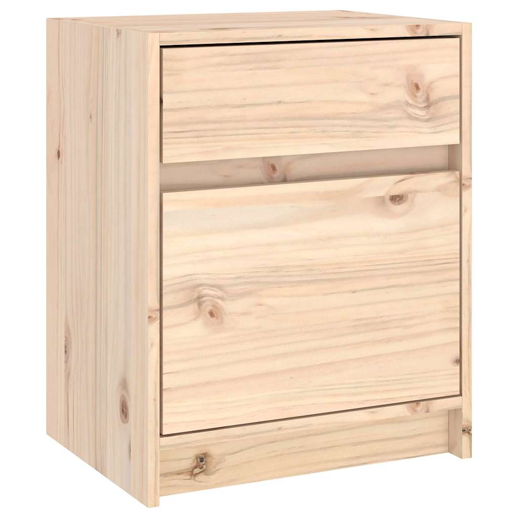 Vidaxl nachtkastje 40x31x50 cm massief grenenhout