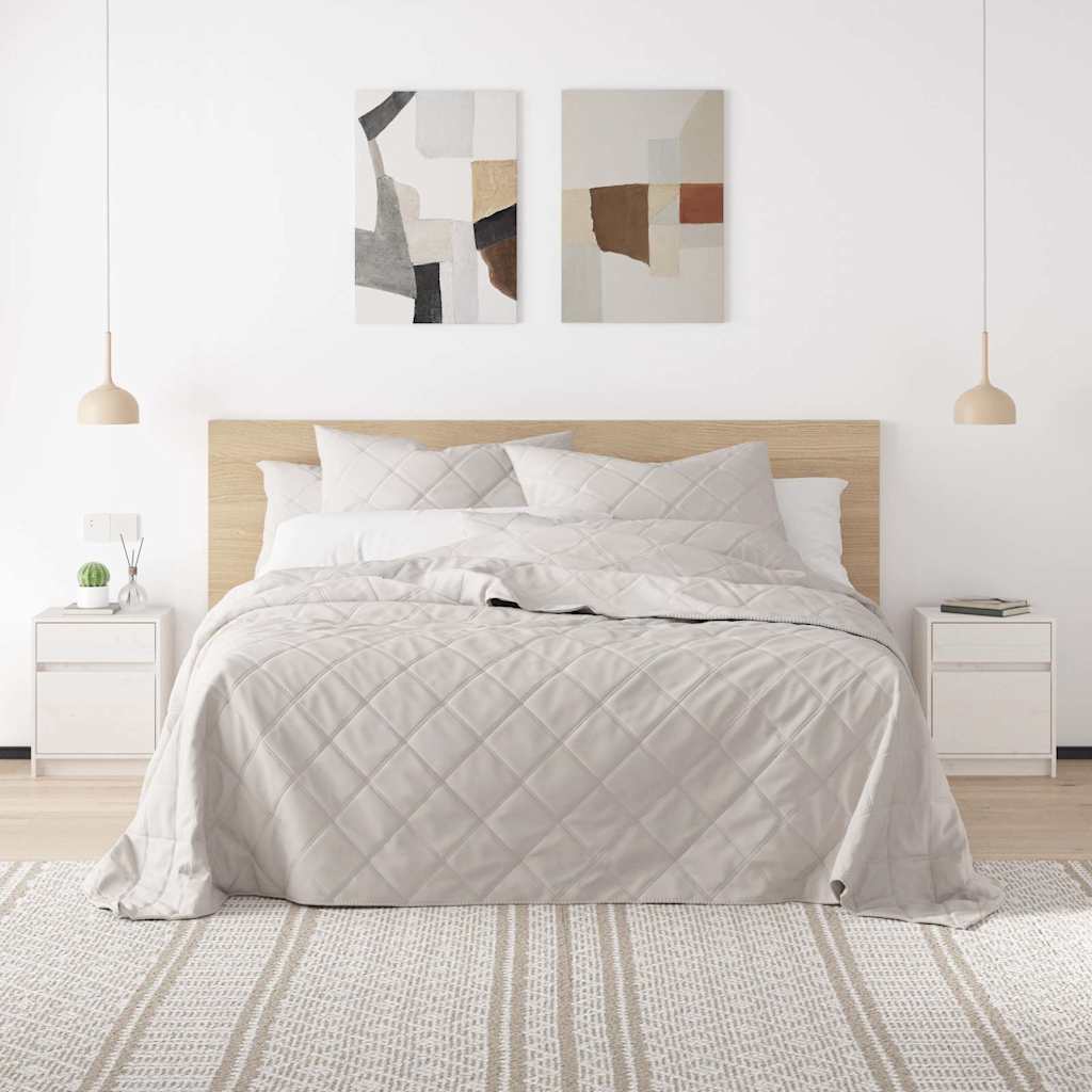 Vidaxl nachtkastje 40x31x50 cm massief grenenhout wit