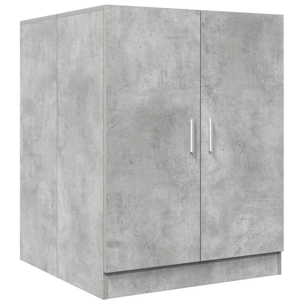 Vidaxl wasmachinekast 71x71,5x91,5 cm betongrijs