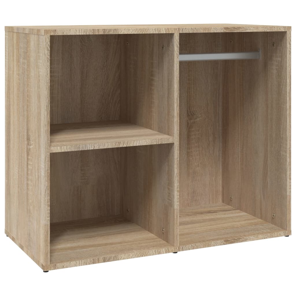 Vidaxl kledingkast 80x40x65 cm bewerkt hout sonoma eikenkleurig