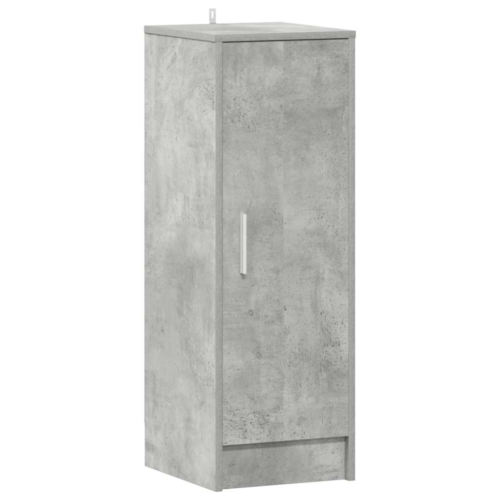 Vidaxl schoenenkast 32x35x92 cm bewerkt hout betongrijs