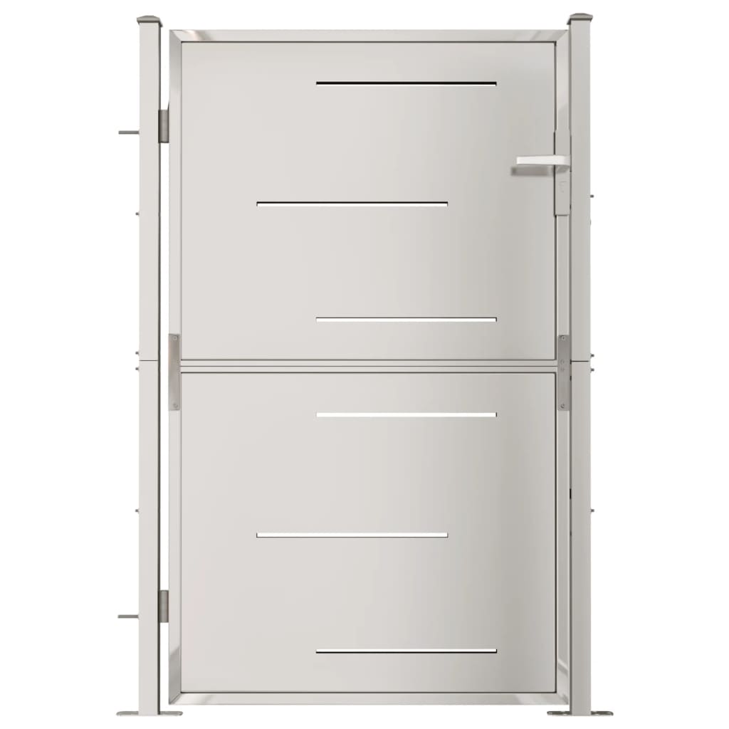 VidaXL Tuinpoort 100x150 cm roestvrij staal
