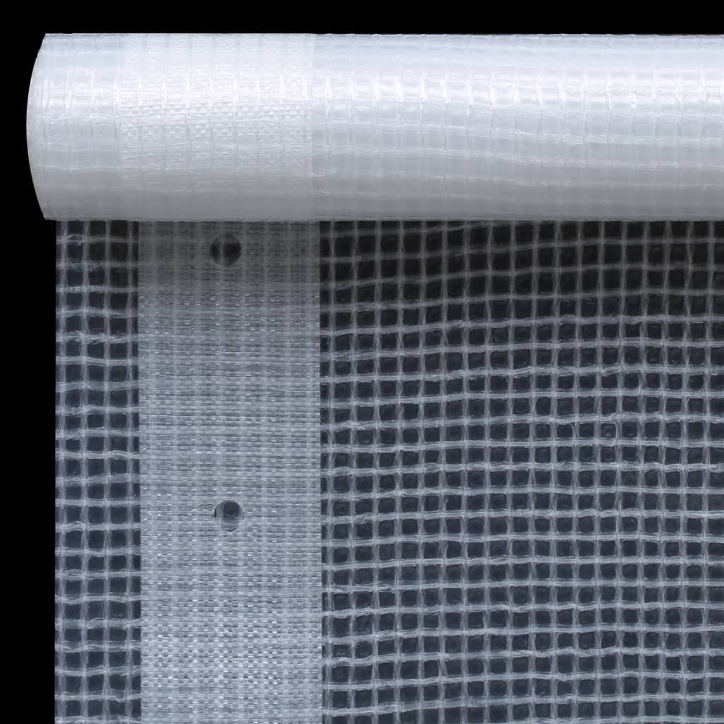 Vidaxl dekzeilen 2 st leno 260 g m² 3x6 m wit